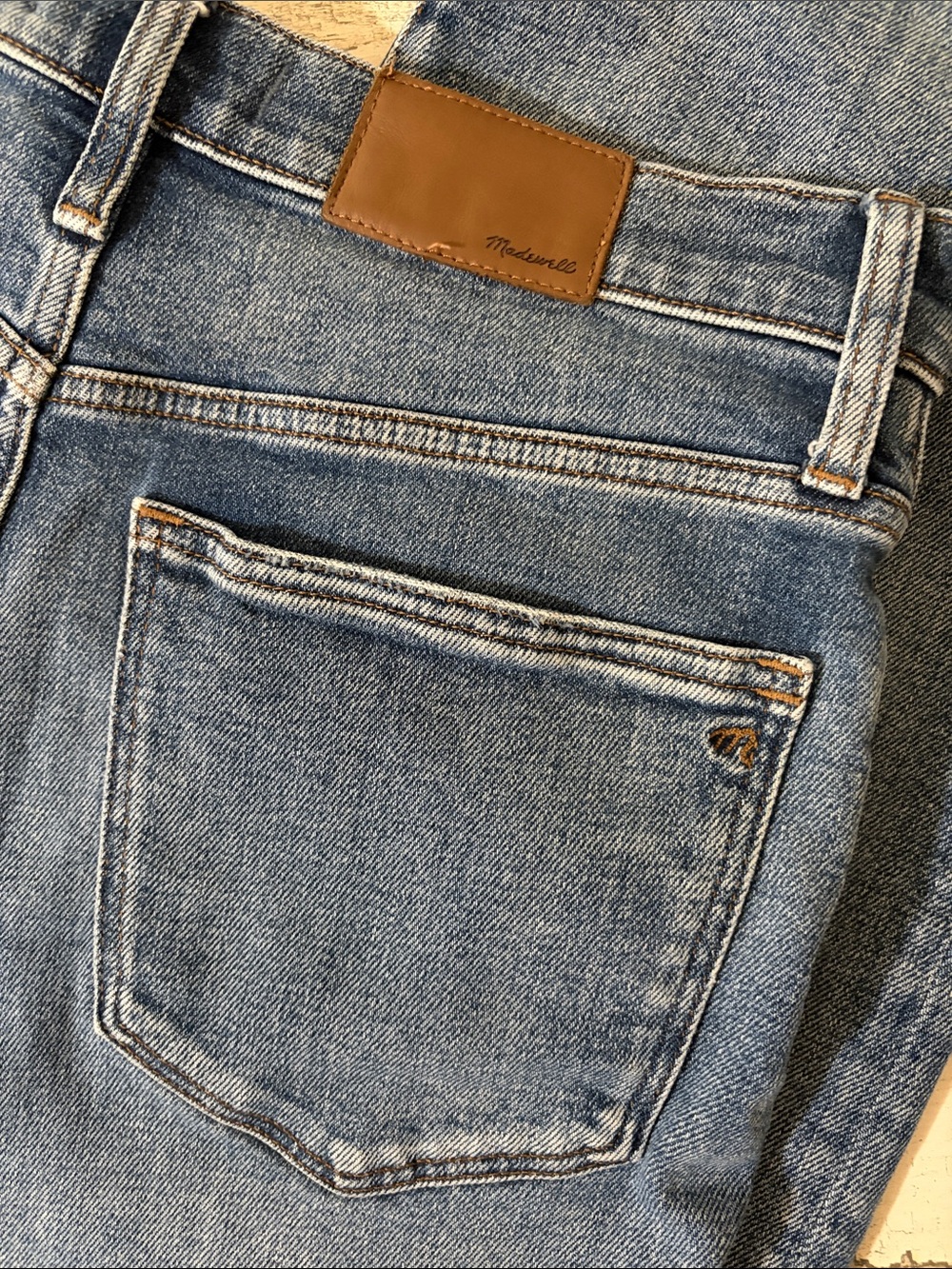 Madewell Slim Wide Leg Crop Jeans Size 28 - Picture 7 of 15